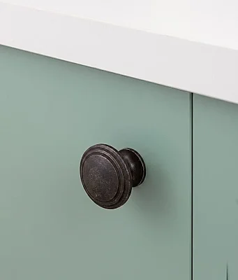 Antik Bronze Düğme Mobilya Kulbu Oksit Renk Kulp (09-8078O) - 1