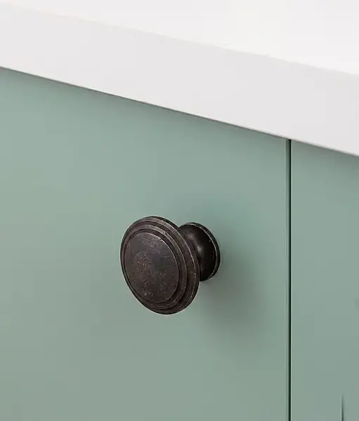 Antik Bronze Düğme Mobilya Kulbu Oksit Renk Kulp (09-8078O) - 1