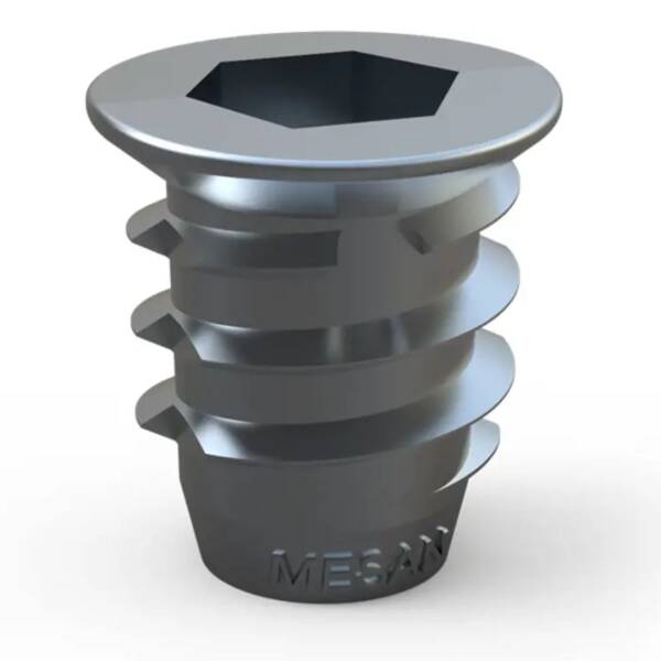 Mesan Ø8 x 13 M6 Metal Dübel (102-04-04-413) - 1