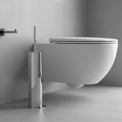 Defne Banyo Sedir Klozet Fırçası Krom Renk (1500 21) - Defne Banyo