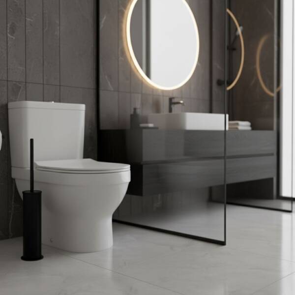 Defne Banyo Sedir Klozet Fırçası Siyah Renk (150024) - 1