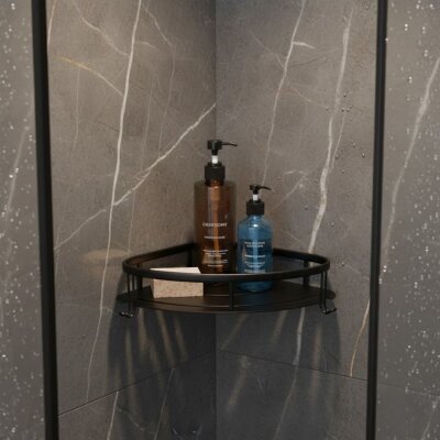 Defne Banyo Hardal 20x20 Tekli Köşe Siyah Renk (150 20 S) - Defne Banyo