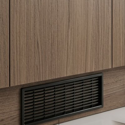 Sese Plastik Siyah Menfez 20cm Dikdörtgen Havalandırma(153.01.990) - Sese