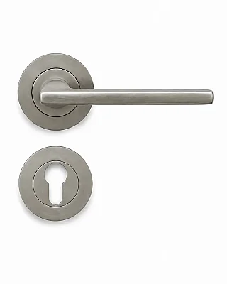 Sese Defne Modeli Rozetli Wc Kapı Kolu Inox Renk (200-212R-02-53) - 3