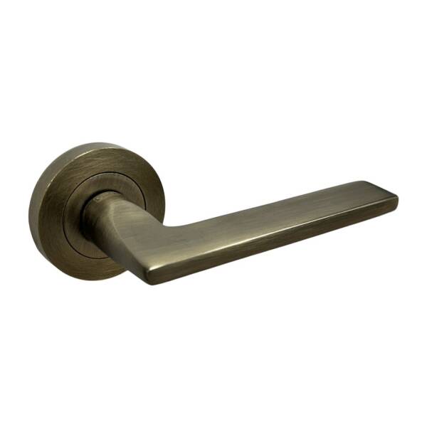 Sese Defne Modeli Rozetli Wc Kapı Kolu Antik Renk (200-212R-02-94) - 1