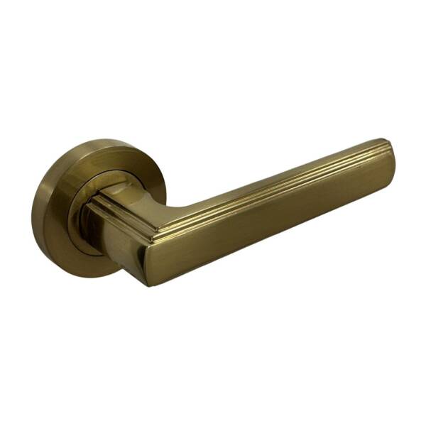 Sese Sara Modeli Yuvarlak Rozetli Wc Kapı Kolu Altın Renk (200-260R-02-05) - 1