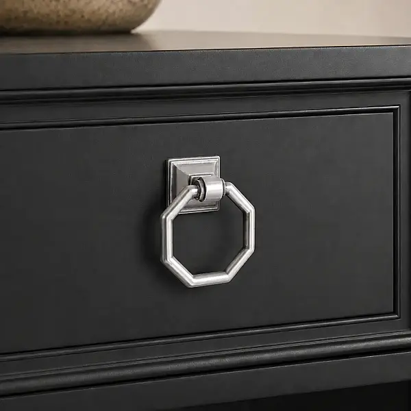 System 3171 Sallantılı Kulp Eskitme Gümüş Renk 50mm (SY3171 0050 OSM-OSM) - 1