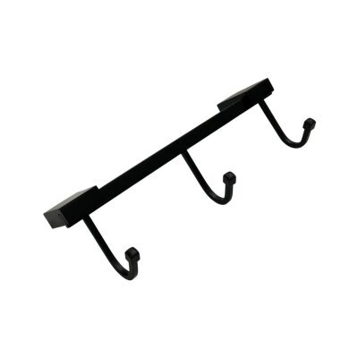 Defne Banyo Açelya 3 Kancalı Askılık Siyah Renk (400 30 S) - 3