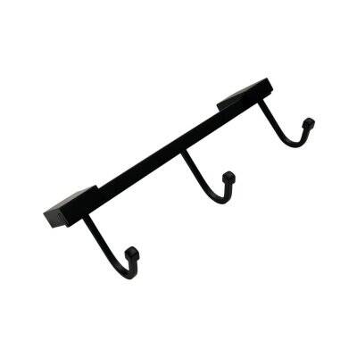 Defne Banyo Açelya 3 Kancalı Askılık Siyah Renk (400 30 S) - 3