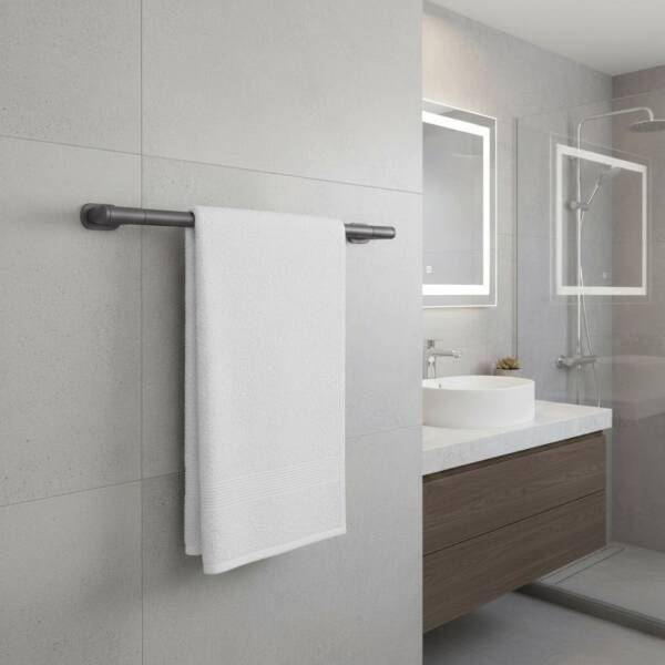 Defne Banyo 35 cm Uzun Havluluk Antrasit Renk (800 30 ANT) - 1