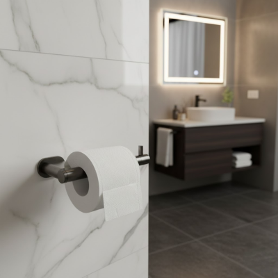 Defne Banyo Lotus Tuvalet Kağıtlığı Antrasit Renk (804 20 ANT) - 1