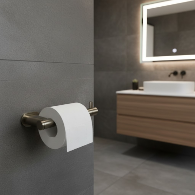 Defne Banyo Lotus Tuvalet Kağıtlığı Saten Renk (804 20 ST) - Defne Banyo