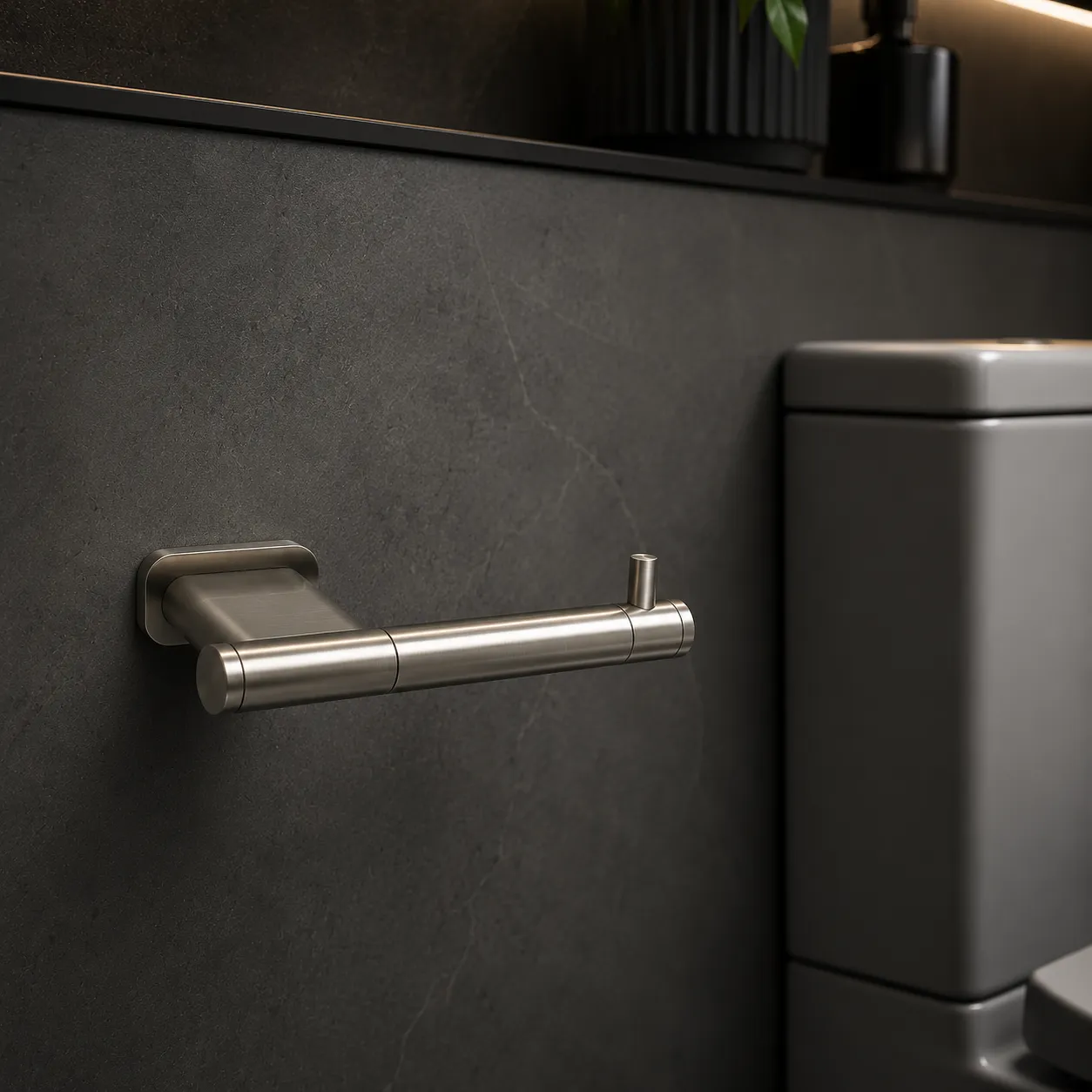 Defne Banyo Lotus Tuvalet Kağıtlığı Saten Renk (804 20 ST) - 1