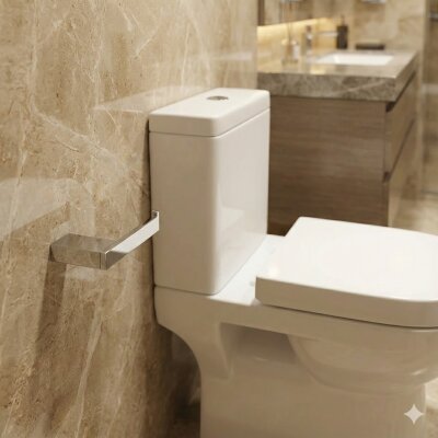 Defne Frezya Tuvalet Kağıtlığı Krom (904 23) - (DEF384) - Defne Banyo (1)