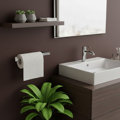 Defne Banyo Frezya Kağıt Havluluk Krom Renk (904 43) - 1