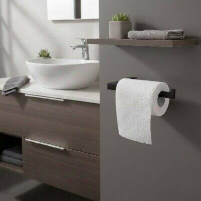 Defne Banyo Frezya Kağıt Havluluk Siyah Renk (904 43 S) - 1