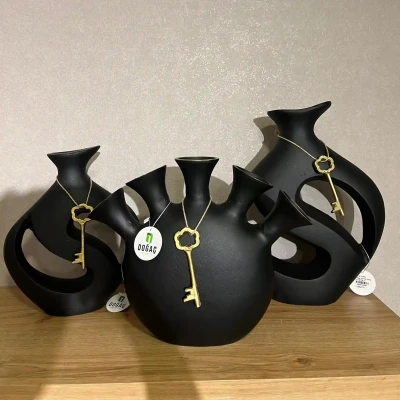 Vitale Siyah Anahtar Dekorasyon Seti 