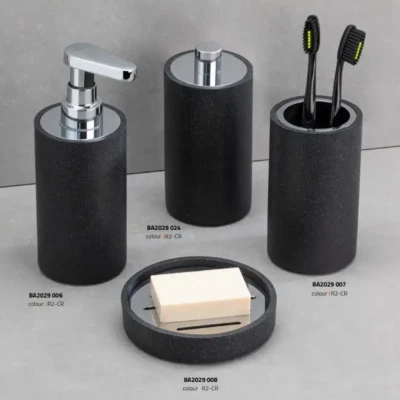 System Tezgah Üstü Siyah Set