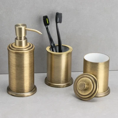 System 2000 Tezgah Üstü Antik Banyo Seti