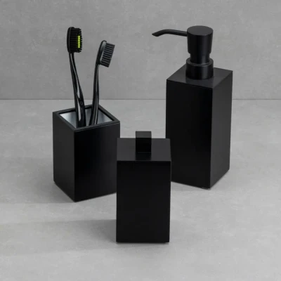 System 2002 Tezgah Üstü Siyah Set - 3