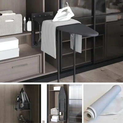 Starax Ayak Destekli Ütü Seti Antrasit