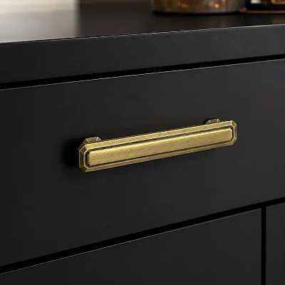 Çebi Mobilya Kulpu Fırçalı Antik 96mm (A1101096130) - Çebi (1)