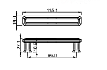 Çebi Mobilya KuLbu Fırçalı Antik 192mm (A1101192130) - Çebi (1)