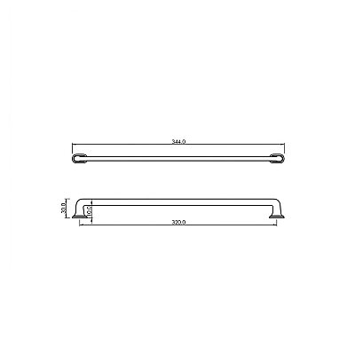 Çebi Mobilya Kulbu Mat Antrasit 320mm (A1110320227) - Çebi (1)
