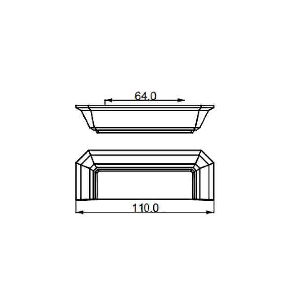 Çebi Mobilya Kulbu Mat Sarı Çanak/Tas Kulp 64mm (A1168064235) - 2
