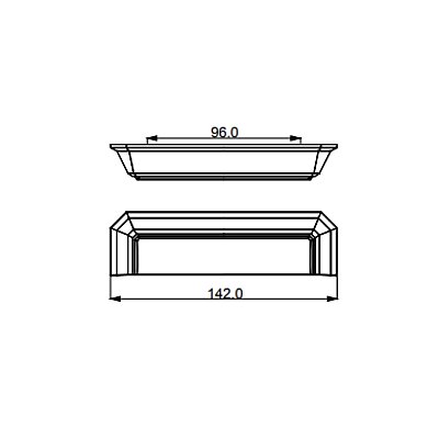 Mobilya Kulpu Siyah Renk 96 mm (A1168096224) - Çebi (1)
