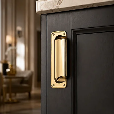 Çebi Mobilya Kulbu Gold Renk Çanak/Tas Kulp 64mm (A1170064111) - Çebi (1)