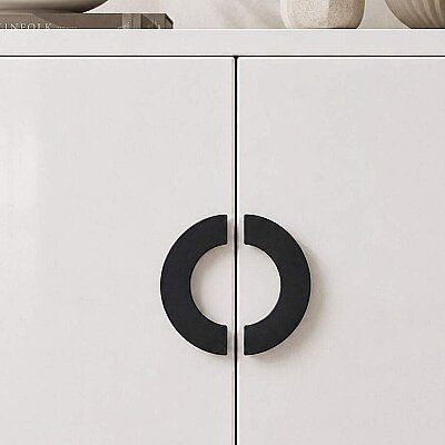 Çebi Mobilya Kulpu Mat Siyah Renk 192mm (A1196192224) - Çebi