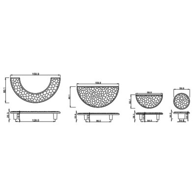 Çebi Dolap Kulbu Krom 96mm (A1197096102) - Çebi (1)