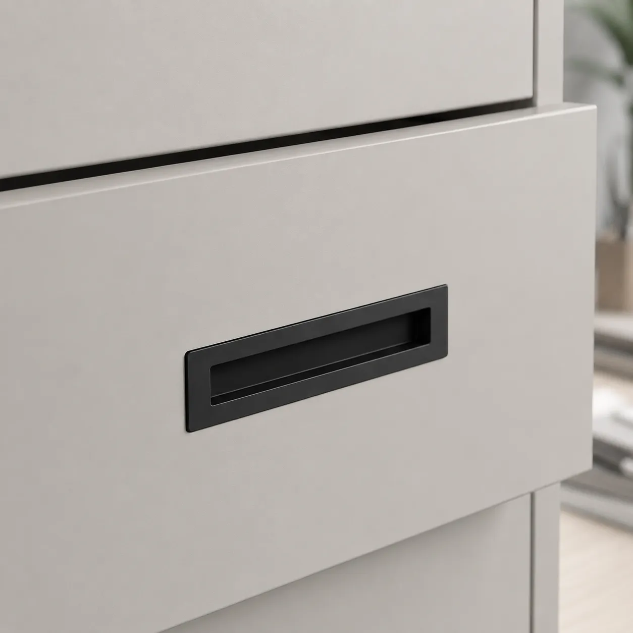 Çebi Mobilya Gömme Kulp Mat Siyah Renk 160mm (A1229160224) - 1