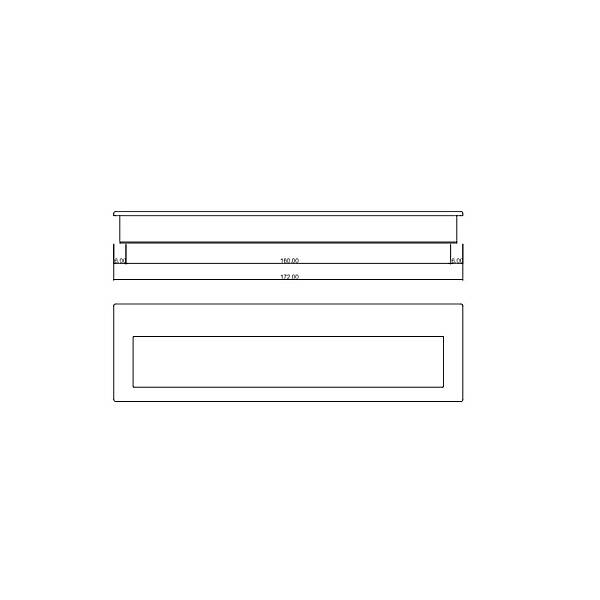 Çebi Mobilya Gömme Kulp Krom Renk 160mm (A200160102) - 3