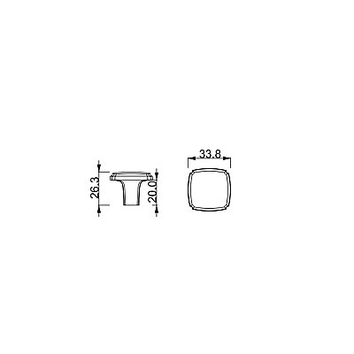 Çebi Mobilya Düğme Kulp Nikel Saten (A351025108) - Çebi (1)