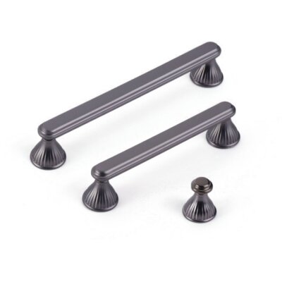 Çebi Mobilya Kulpu Mat Antrasit Renk 128mm (A361128 PC27) - Çebi (1)