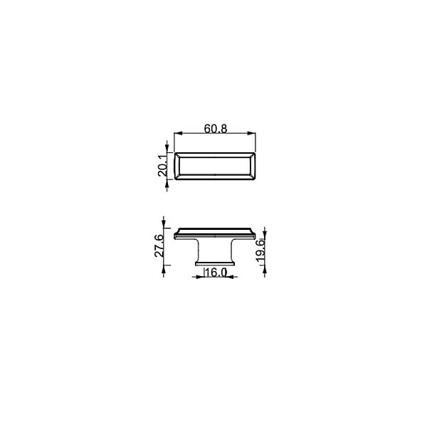 Çebi Düğme Mobilya Kulbu Fırçalanmış Antik Renk (A4104016130) - 3