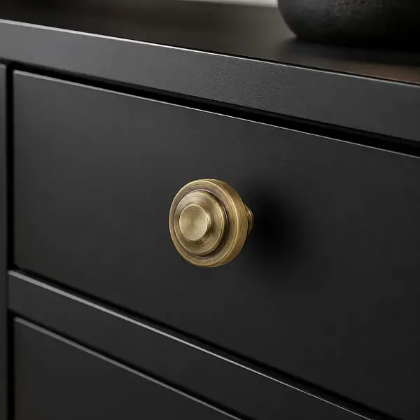 Çebi Mobilya Kulbu Fırçalanmış Antik Pirinç Renk 41mm (A4130002 MP30) - 1