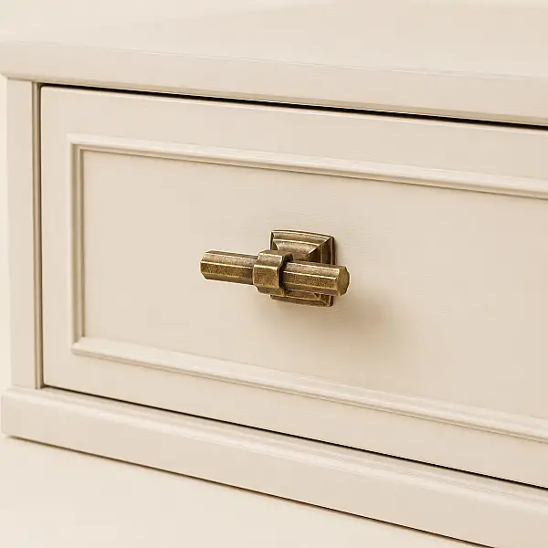 Çebi Mobilya Kulbu Fırçalanmış Antik Pirinç Renk 16mm (A4279016 MP30) - 1