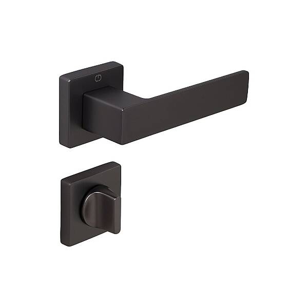 Çebi Cube Modeli Kare Rozetli Wc Kapı Kolu Mat Antrasit (A51679168227) - 2