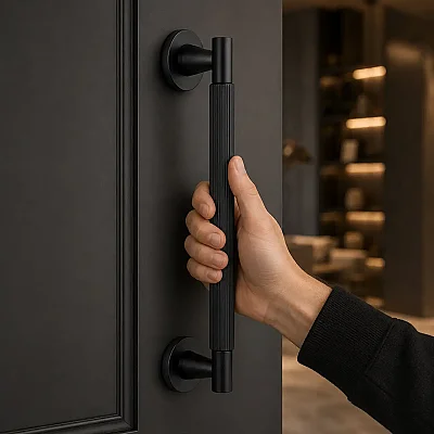 Soho Modeli Çekme Kol Mat Siyah 320 mm (A518332030224) - Çebi (1)