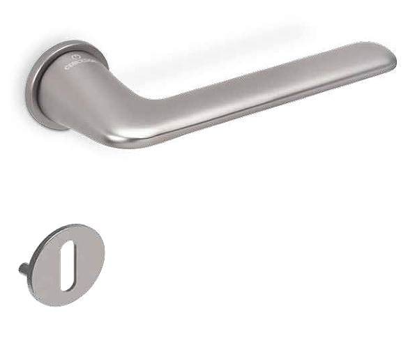 Neta Modeli Yuvarlık Oda Kapı Kolu Nikel Saten (A52229189108) - 1