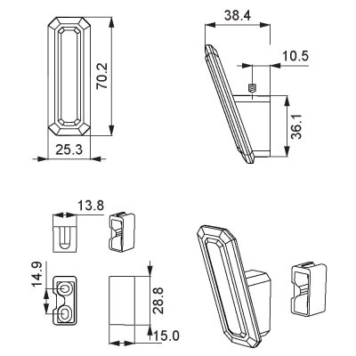 Çebi Portmanto/Banyo Askısı Mat Sarı (A7101010235) - Çebi (1)