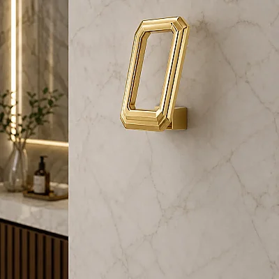 Çebi Portmanto/Banyo Askısı Mat Sarı (A7101020235) - 1
