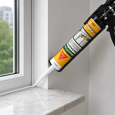 Sika cryl 1000 Maximum Beyaz Mastik 350gr Akrilik Macun (TUT28 ) - 1
