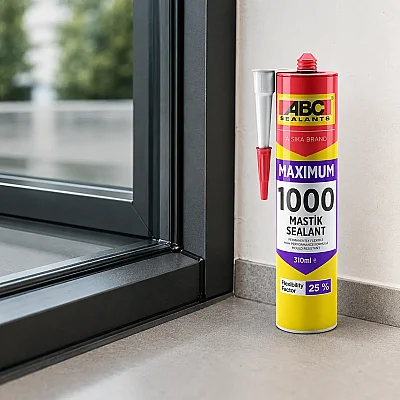 Abc Siyah Mastik 1000lik Maximum 310ml (SS800-35) - 1