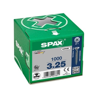 Abc Spax 3*25 MDF Vidası 1000 Adet (A325-15) - 1