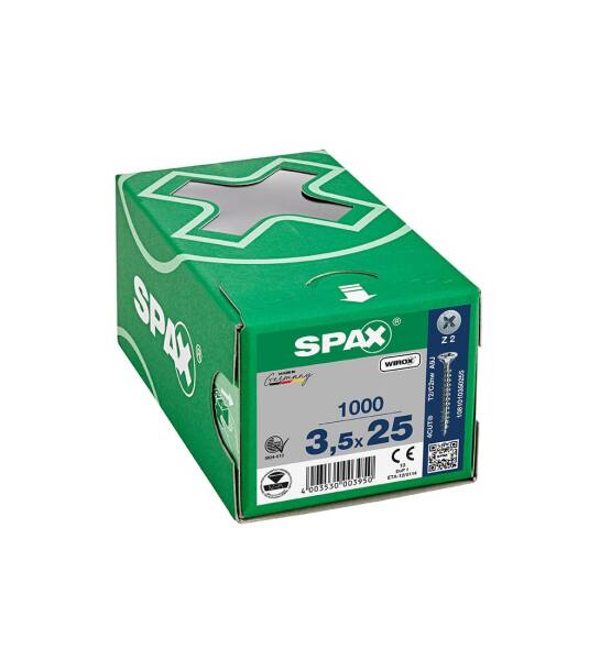 Abc Spax 3,5*25 MDF Vidası 1000 Adet (A3525-15) - 1