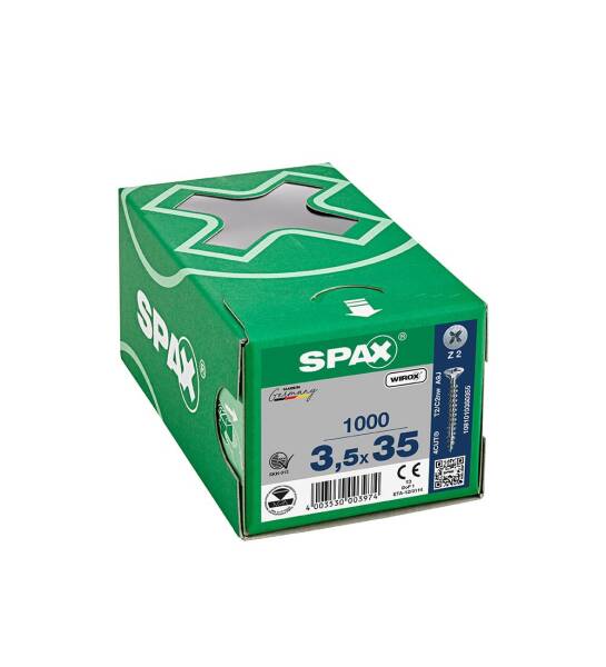 Abc Spax 3,5*35 MDF Vidası 1000 Adet (A3535-15) - 1